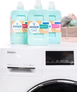 Seepje Wasfeest Pakket - 3 X Wasmiddel - 2 X Wasverzachter - Waszeep - Vlekkenverwijderaar - Natuurlijke Ingredienten - 69 Wasbeurten -Huishoudelijke Artikelen Winkel 1002x1200
