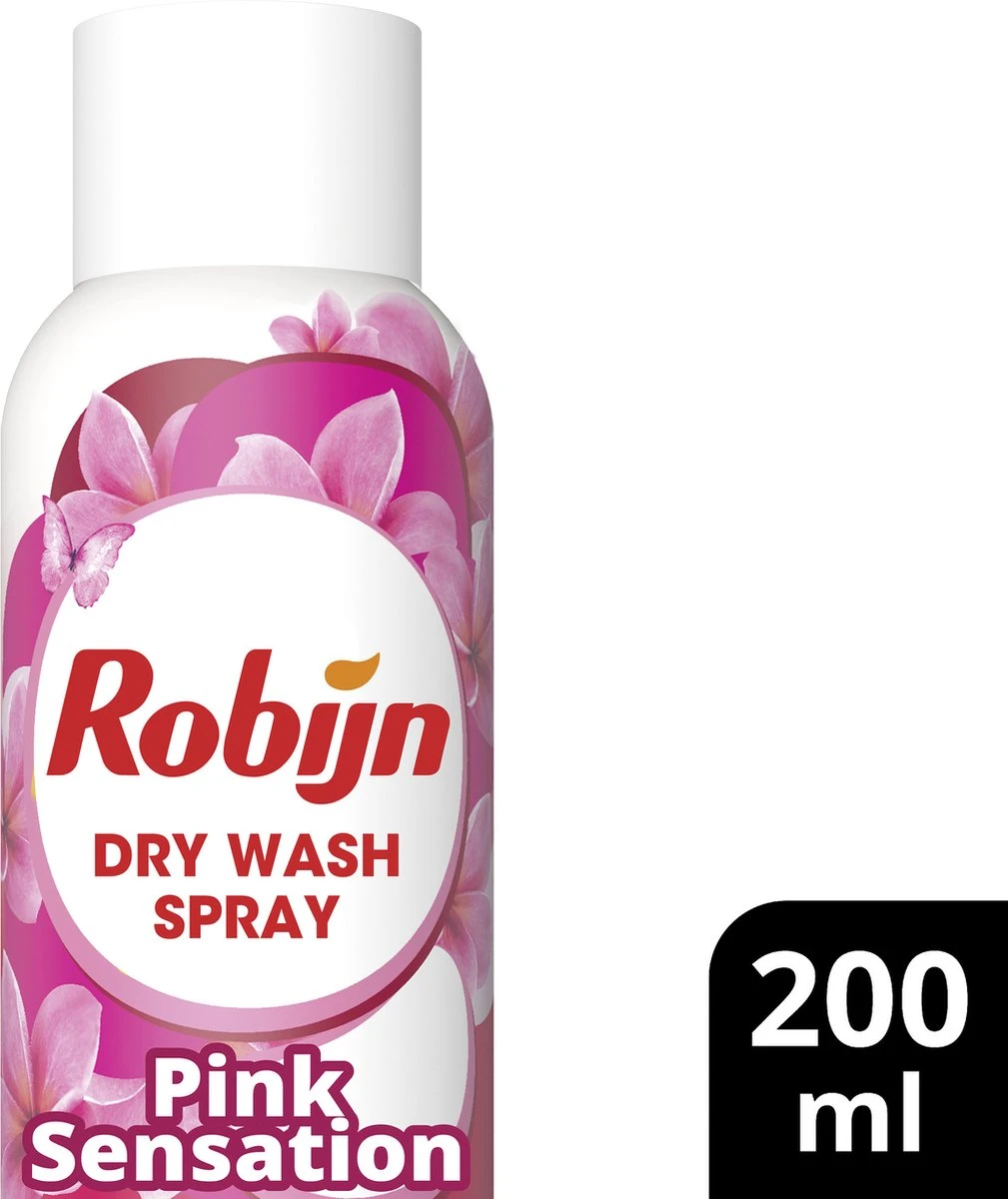 Robijn Pink Sensation Dry Wash Spray 200 Ml 3 Robijn Pink Sensation Dry Wash Spray 200 Ml