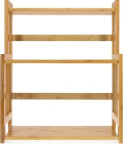 Navaris Keukenrek Met 3 Planken - Verstelbaar Kruidenrek Van Bamboe - Staand - Stevige Constructie - Natuurlijk Bamboehout - Waterafstotend 21 Navaris Keukenrek Met 3 Planken - Verstelbaar Kruidenrek Van Bamboe - Staand - Stevige Constructie - Natuurlijk Bamboehout - Waterafstotend -Huishoudelijke Artikelen Winkel 1026x1200 1