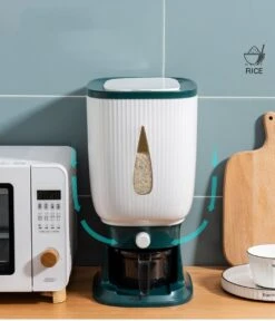 Deluqse Rijst Dispenser - Rijst Container - Grijs - Voedsel Dispenser - Rijst Opbergdoos - Rijst Bewaren - Rijst Opberg Container 17 Deluqse Rijst Dispenser - Rijst Container - Grijs - Voedsel Dispenser - Rijst Opbergdoos - Rijst Bewaren - Rijst Opberg Container -Huishoudelijke Artikelen Winkel 1028x1200