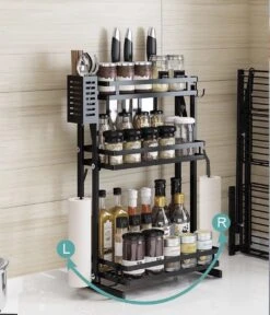 TammaT - Kruidenrek - Kruidenrek Staand - Inklapbare Keukenrek - 3-laags 35x21x56,5CM - Keuken Organizer - Aanrecht Organizer - Keuken Opslag - Roestvrij Staal - Opbergrek - Keuken Organizers - Roestvrij En Krasvrij -Huishoudelijke Artikelen Winkel 1030x1200 1