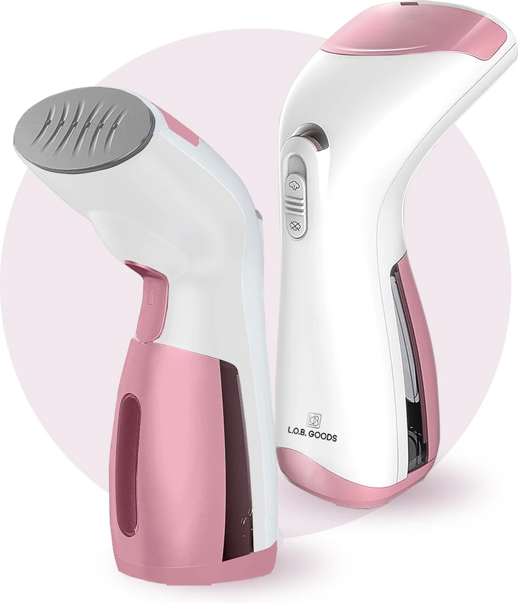 Luxe Kledingstomer - Handstomer - Handstoomreiniger - Stoomstrijkijzer - Stomer Kleding - Voor Op Reis - Roze 3 Luxe Kledingstomer - Handstomer - Handstoomreiniger - Stoomstrijkijzer - Stomer Kleding - Voor Op Reis - Roze