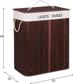 Springos Dubbele Wasmand | 2 Vakken Met Deksel | Opvouwbaar | 100 Liter | Met Uitneembare Waszak | Wasmand | Bruin 21 Springos Dubbele Wasmand | 2 Vakken Met Deksel | Opvouwbaar | 100 Liter | Met Uitneembare Waszak | Wasmand | Bruin -Huishoudelijke Artikelen Winkel 1033x1200