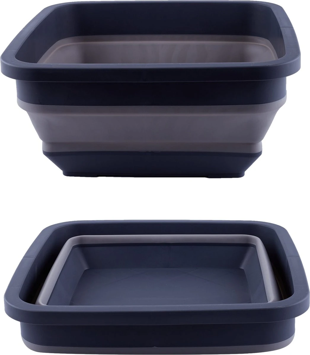 YUGN BLACK Opvouwbare Afwasteil 9 Liter - Afwasbak Teil Wasteil - Afwasbak Vierkant - Afwasteil Opvouwbaar - Ruimtebesparend - Cadeau Tip 3 YUGN BLACK Opvouwbare Afwasteil 9 Liter - Afwasbak Teil Wasteil - Afwasbak Vierkant - Afwasteil Opvouwbaar - Ruimtebesparend - Cadeau Tip