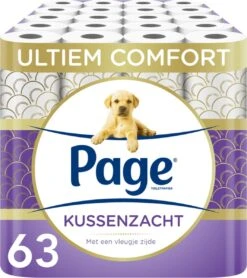 Page Toiletpapier - 63 Rollen - Kussenzacht Wc Papier (3-laags) - Met Extra Zijde - Voordeelverpakking 16 Page Toiletpapier - 63 Rollen - Kussenzacht Wc Papier (3-laags) - Met Extra Zijde - Voordeelverpakking -Huishoudelijke Artikelen Winkel 1066x1200 2