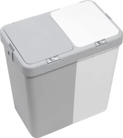 Motek® - Wasmand - 2 Vakken Met Deksel - Met Touch Deksel - Gemaakt Van 100% Gerecycled Kunststof - 80 L - Wasmand Met Deksel - Wassorteerder - Grijs - Wit 16 Motek® - Wasmand - 2 Vakken Met Deksel - Met Touch Deksel - Gemaakt Van 100% Gerecycled Kunststof - 80 L - Wasmand Met Deksel - Wassorteerder - Grijs - Wit -Huishoudelijke Artikelen Winkel 1072x1200 1