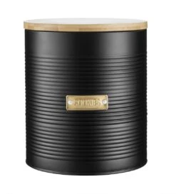 Typhoon - Otto – Vershouddoos - Koekjestrommel - Zwart - ø16cm H18cm