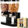 MikaMax Cornflakes Dispenser - Voorraadbus - Cornflakes Voorraadpot - Ontbijt Granendispenser - Zwart - 2 X 500 Gram -Huishoudelijke Artikelen Winkel 1086x1200 2