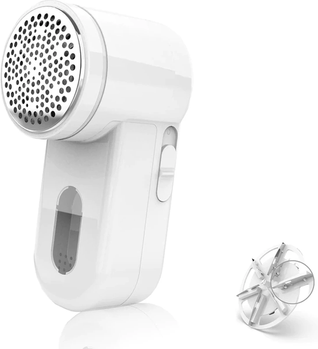 Elektrische Pluizenverwijderaar - Ontpluizer - Pluizentondeuse - Ontpiller - Incl. Batterijen 3 Elektrische Pluizenverwijderaar - Ontpluizer - Pluizentondeuse - Ontpiller - Incl. Batterijen