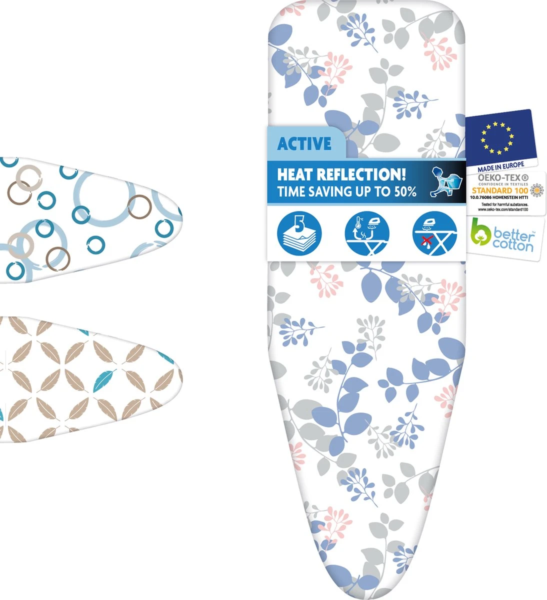 Laundryspecialist 5 Laagse ACTIVE Strijkplankhoes - 50% Sneller Strijken - Geen Water Meer Onder Je Strijkplank - Maat S/M Voor Een Breedte Van 30 Tot 43 Cm En Een Lengte Van 100 Tot 126 Cm 3 Laundryspecialist 5 Laagse ACTIVE Strijkplankhoes - 50% Sneller Strijken - Geen Water Meer Onder Je Strijkplank - Maat S/M Voor Een Breedte Van 30 Tot 43 Cm En Een Lengte Van 100 Tot 126 Cm