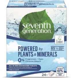 Seventh Generation – All In One Dishwasher Tablette Free & Clear