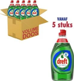 Dreft Afwasmiddel Original Extra Hygiene (5 X 450ml)