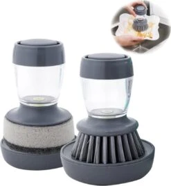 Afwasborstel Met Zeepdispenser – Met 3 Verschillende Opzet Stukken – Inclusief Houder – Grijs – Afwas Borstel Zeepreservoir – Zeep Handborstel – Doseerpomp – Afwasmiddel Dispenser – Navulbaar 13 Afwasborstel Met Zeepdispenser – Met 3 Verschillende Opzet Stukken – Inclusief Houder – Grijs – Afwas Borstel Zeepreservoir – Zeep Handborstel – Doseerpomp – Afwasmiddel Dispenser – Navulbaar -Huishoudelijke Artikelen Winkel 1107x1200 5