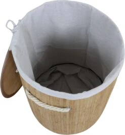 Orange85 Wasmand - Met Deksel - Rond Bamboe - 48 Liter - Bruin - 35x50 Cm - Wasmanden -Huishoudelijke Artikelen Winkel 1109x1200 3