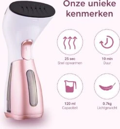 Luxe Kledingstomer - Handstomer - Handstoomreiniger - Stoomstrijkijzer - Stomer Kleding - Voor Op Reis - Roze 13 Luxe Kledingstomer - Handstomer - Handstoomreiniger - Stoomstrijkijzer - Stomer Kleding - Voor Op Reis - Roze -Huishoudelijke Artikelen Winkel 1115x1200 1