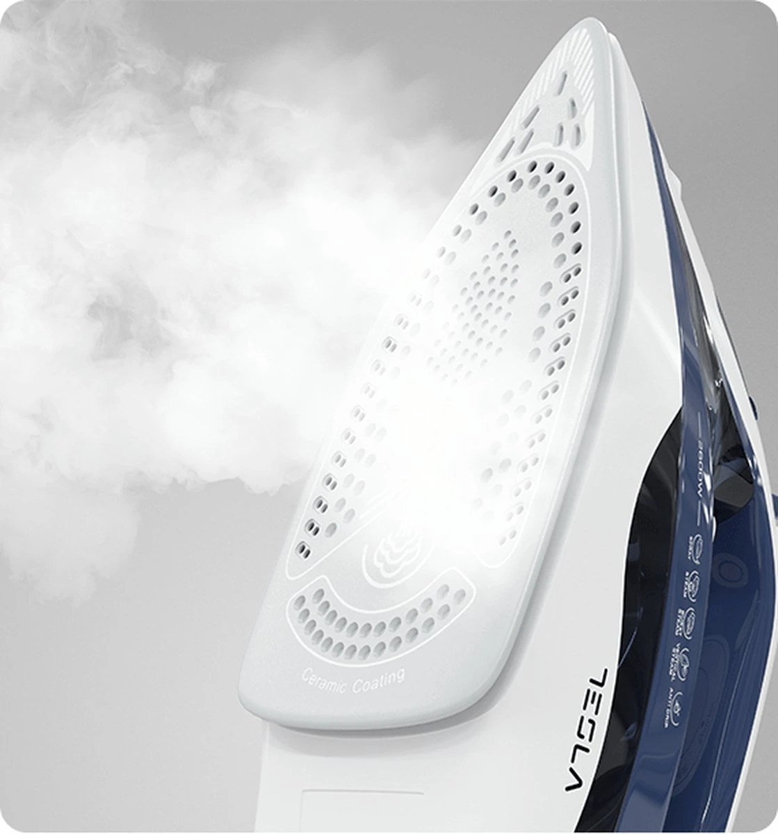 Tesla IR301BL - Stoomstrijkijzer - 2600Watt - 400ML Watercapaciteit - Blauw / Wit 11 Tesla IR301BL - Stoomstrijkijzer - 2600Watt - 400ML Watercapaciteit - Blauw / Wit - Afbeelding 9