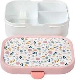 Mepal – Lunchbox Campus – Broodtrommel Voor Kinderen – Spring Flowers – Little Dutch - Bento Box - Geschikt Voor 4 Boterhammen -Huishoudelijke Artikelen Winkel 1122x1200
