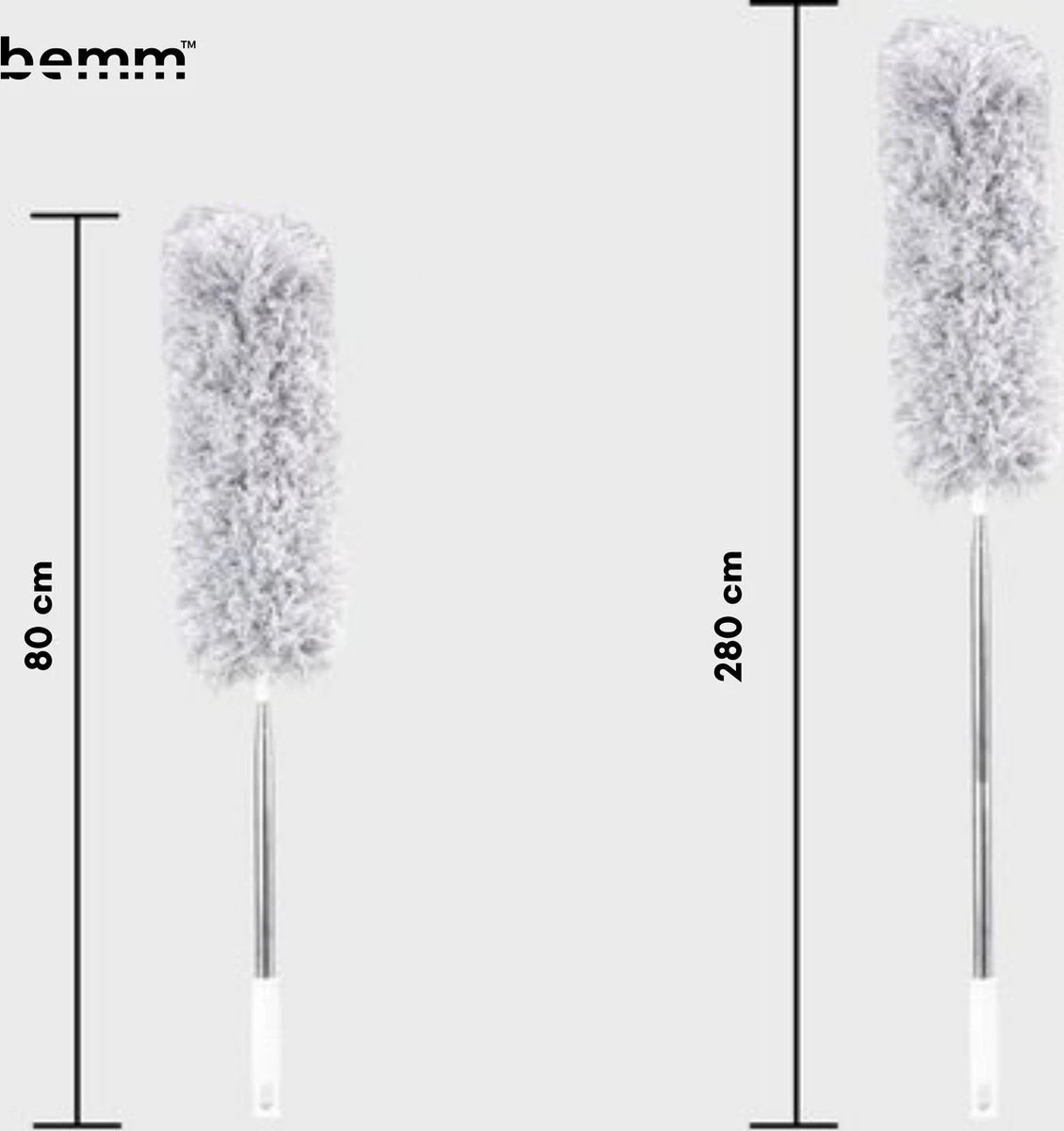 Plumeau - 280 Cm - Uitschuifbaar - Ragebol - Wasbaar - 360° - Flexibel 11 Plumeau - 280 Cm - Uitschuifbaar - Ragebol - Wasbaar - 360° - Flexibel - Afbeelding 9
