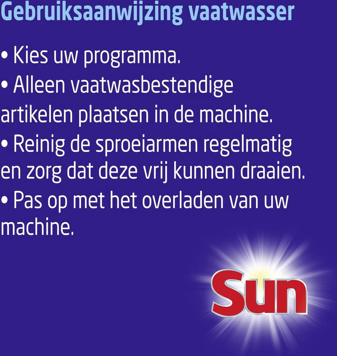 SUN® Sun Classic Normaal Vaatwaspoeder - 6 X 80 Wasbeurten - Voordeelverpakking 7 SUN® Sun Classic Normaal Vaatwaspoeder - 6 X 80 Wasbeurten - Voordeelverpakking - Afbeelding 5