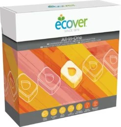 Ecover - Vaatwastabletten All In One - 68 Tabs -Huishoudelijke Artikelen Winkel 1140x1200 1