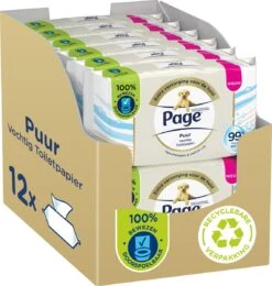 Page Puur Vochtig Toiletpapier - Extra Duurzaam Vochtig Wc Papier - 12 X 38 Stuks - Voordeelverpakking 25 Page Puur Vochtig Toiletpapier - Extra Duurzaam Vochtig Wc Papier - 12 X 38 Stuks - Voordeelverpakking -Huishoudelijke Artikelen Winkel 1140x1200 4