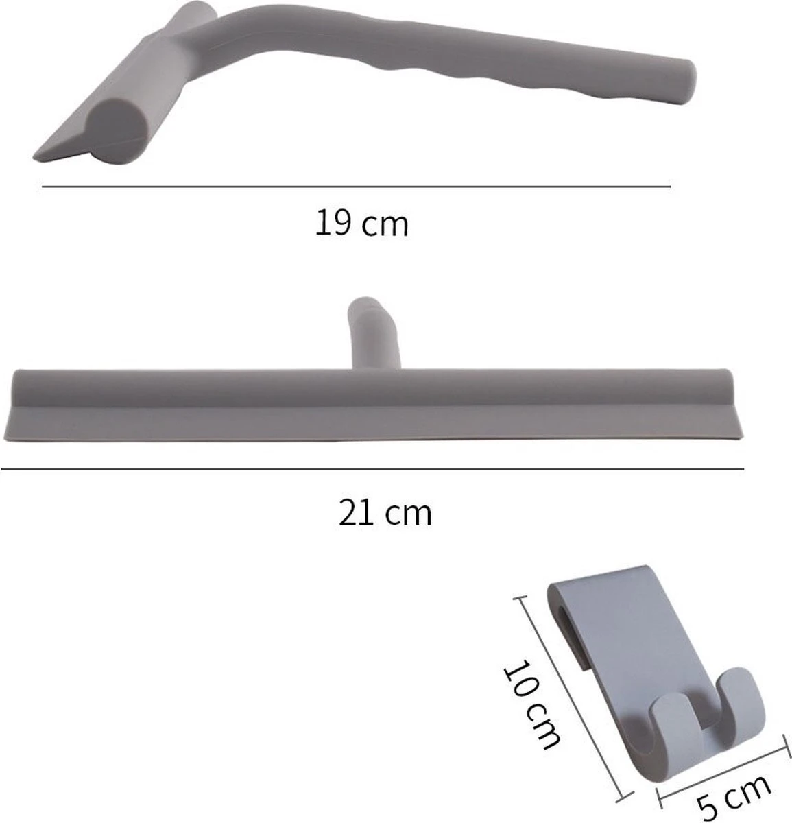 ATV PERFECTUM Douchewisser Wit Met Ophangsysteem - Raamwisser- Trekker Douche - Silicone - 21cm X 16cm - Badkamer Accessoires - Douchewisser 5 ATV PERFECTUM Douchewisser Wit Met Ophangsysteem - Raamwisser- Trekker Douche - Silicone - 21cm X 16cm - Badkamer Accessoires - Douchewisser - Afbeelding 3