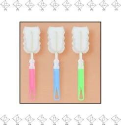 Merkloos EPIN | Glazen Spons | Fles Borstel | Drink Fles Spons | BLAUW -Huishoudelijke Artikelen Winkel 1164x1200 3