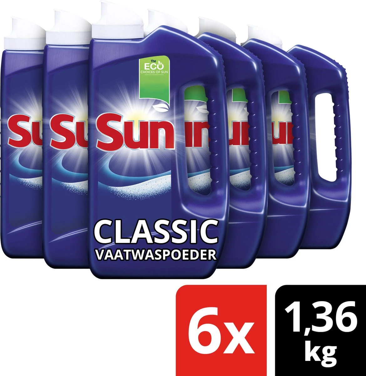 SUN® Sun Classic Normaal Vaatwaspoeder - 6 X 80 Wasbeurten - Voordeelverpakking 5 SUN® Sun Classic Normaal Vaatwaspoeder - 6 X 80 Wasbeurten - Voordeelverpakking - Afbeelding 3