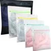 BOTC Waszakken - Wasnetten - Set Van 5 - Bescherm Je Wasgoed En Wasmachine - Transparant -Huishoudelijke Artikelen Winkel 1174x1200