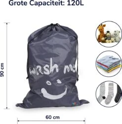 Wonair - Grote Waszak - Wash Me - Wastas - 60x90cm - Grijs - Met Trekkoord 16 Wonair - Grote Waszak - Wash Me - Wastas - 60x90cm - Grijs - Met Trekkoord -Huishoudelijke Artikelen Winkel 1178x1200 2