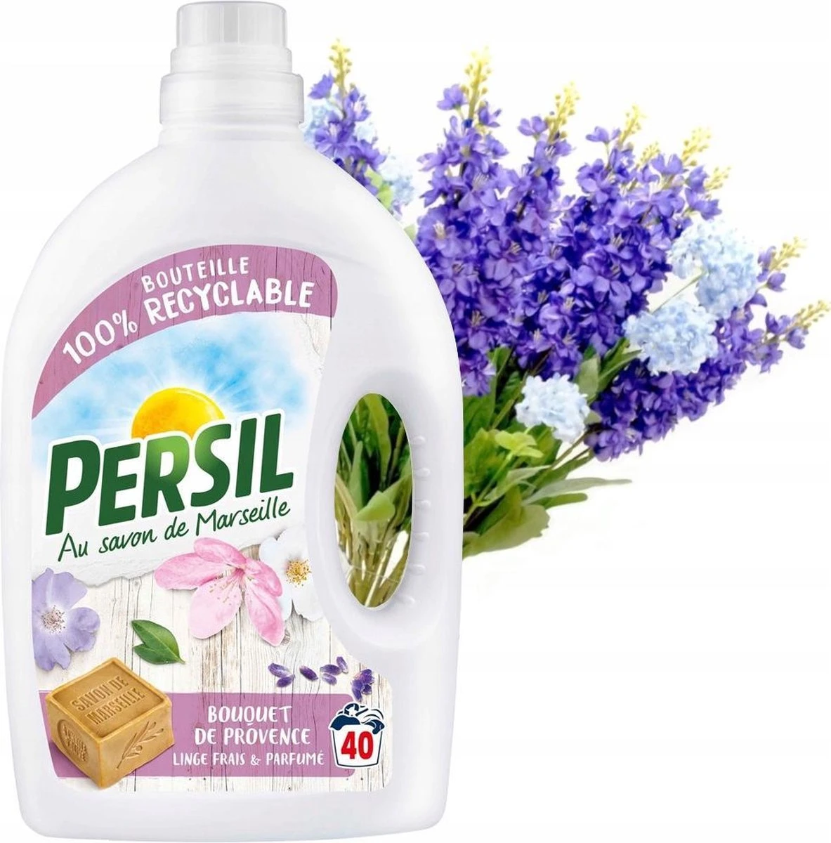 Persil® Persil Bouquet De Provence - 40 Wasbeurten - Fles Vloeibaar Wasmiddel Met Marseillezeep - Plantaardig 3 Persil® Persil Bouquet De Provence - 40 Wasbeurten - Fles Vloeibaar Wasmiddel Met Marseillezeep - Plantaardig