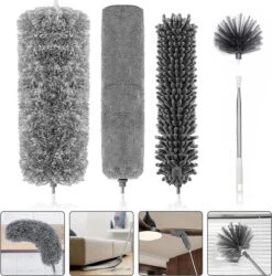 Livv Goods Telescopische Plumeau Set Met Telescoopsteel - 5 In 1 - Tot 250 Cm Uitschuifbaar - Duster - Stoffer 17 Livv Goods Telescopische Plumeau Set Met Telescoopsteel - 5 In 1 - Tot 250 Cm Uitschuifbaar - Duster - Stoffer -Huishoudelijke Artikelen Winkel 1184x1200 4