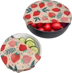 Bijenwas Wraps (Bijenwas Doek) - "rode Aardbei" Set Van 3 - 1S, 1M, 1L - Beeswax Wraps - Herbruikbaar Boterhamzakje - Bee Wrap - Beewax - Bijenwasdoek - Zero Waste - Duurzaam Cadeau 15 Bijenwas Wraps (Bijenwas Doek) - "rode Aardbei" Set Van 3 - 1S, 1M, 1L - Beeswax Wraps - Herbruikbaar Boterhamzakje - Bee Wrap - Beewax - Bijenwasdoek - Zero Waste - Duurzaam Cadeau -Huishoudelijke Artikelen Winkel 1187x1200 4