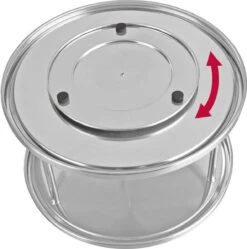 Genialo Kastje Rondel Duo - RVS - 26,5 X 15 Cm 7 Genialo Kastje Rondel Duo - RVS - 26,5 X 15 Cm -Huishoudelijke Artikelen Winkel 1188x1200 5