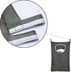 Merkloos Wasmand Hangend - 2 Stuks - Zwart - 120 Liter - Hangende Opvouwbare Waszak -Huishoudelijke Artikelen Winkel 1188x1200 8