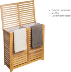 Merkloos Bamboe Wasmand XL Dubbel - Rieten Mand Met Deksel - 60 X 40 X 58 Cm 15 Merkloos Bamboe Wasmand XL Dubbel - Rieten Mand Met Deksel - 60 X 40 X 58 Cm -Huishoudelijke Artikelen Winkel 1192x1200 5