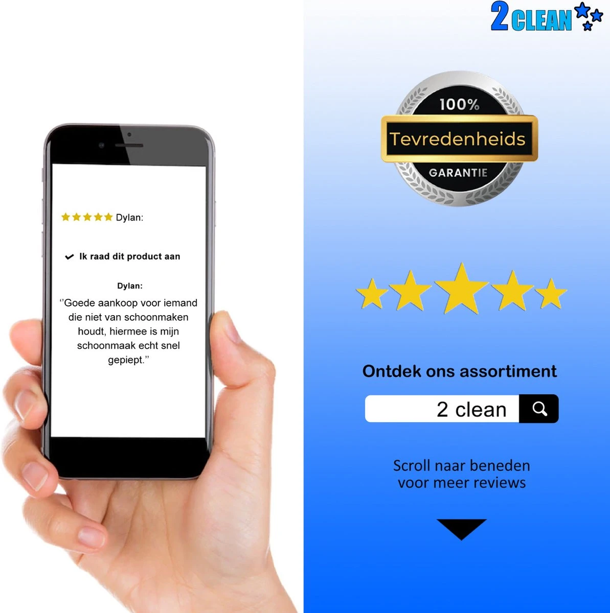 Elektrische Schoonmaakborstel - Schrobborstel - Handborstel - Schuurborstel - Schrobber - Badkamer - Toilet - Keuken 10 Elektrische Schoonmaakborstel - Schrobborstel - Handborstel - Schuurborstel - Schrobber - Badkamer - Toilet - Keuken - Afbeelding 8