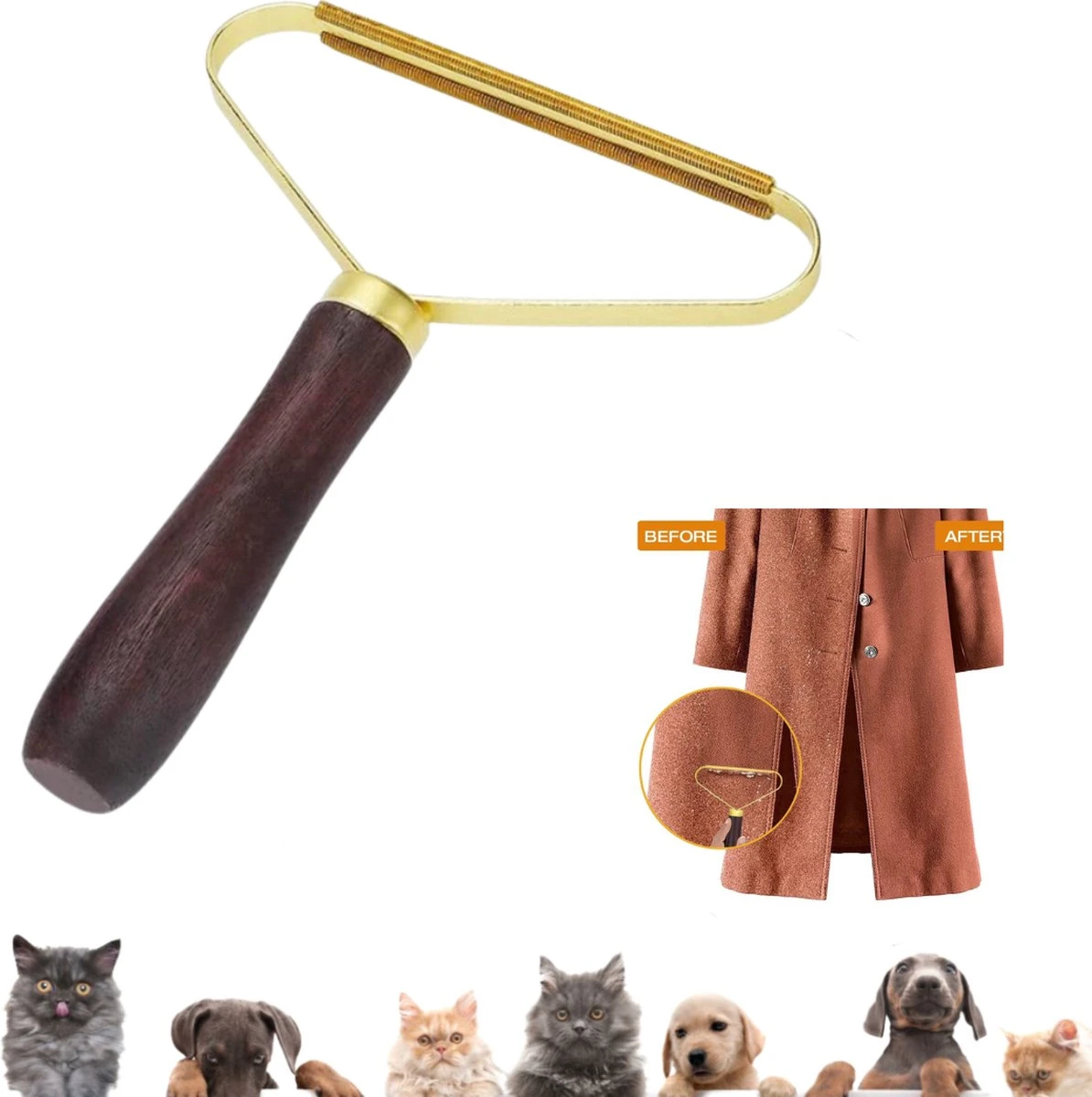 Supertarget Pro Pluizen Verwijderaar Zwart Goud - Draagbare Lint Remover - Verwijdert Pluisjes - Voor Tapijt - Wollen Kleding - Huisdieren - Makkelijk Mee Te Nemen 3 Supertarget Pro Pluizen Verwijderaar Zwart Goud - Draagbare Lint Remover - Verwijdert Pluisjes - Voor Tapijt - Wollen Kleding - Huisdieren - Makkelijk Mee Te Nemen