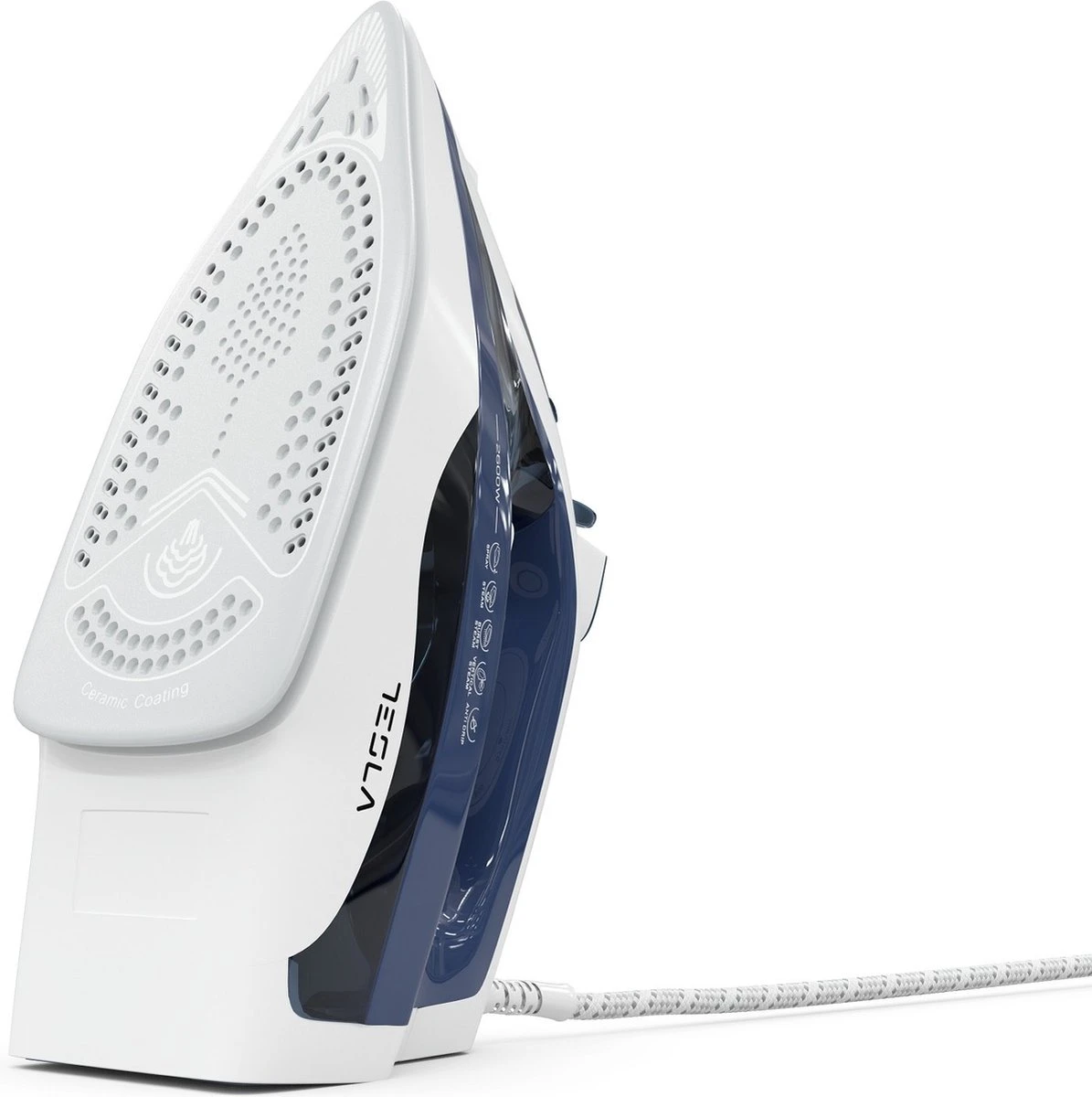 Tesla IR301BL - Stoomstrijkijzer - 2600Watt - 400ML Watercapaciteit - Blauw / Wit 6 Tesla IR301BL - Stoomstrijkijzer - 2600Watt - 400ML Watercapaciteit - Blauw / Wit - Afbeelding 4