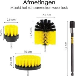 Professionele 4 Delige Borstelset Voor De Boormachine Incl. Verlengstuk, Deze Schoonmaak Schuurborstel Elektrisch Opzetborstel Schrobborstel Set Is Geschikt Als Schrobber Voor Badkamer, Auto, Keuken En Tuin 16 Professionele 4 Delige Borstelset Voor De Boormachine Incl. Verlengstuk, Deze Schoonmaak Schuurborstel Elektrisch Opzetborstel Schrobborstel Set Is Geschikt Als Schrobber Voor Badkamer, Auto, Keuken En Tuin -Huishoudelijke Artikelen Winkel 1196x1200 10