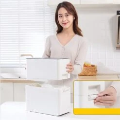 Merkloos TDR-Japans Rijst/Granen Container/Dispenser/ Opbergdoos - 6KG Inhoud - Wit 27 Merkloos TDR-Japans Rijst/Granen Container/Dispenser/ Opbergdoos - 6KG Inhoud - Wit -Huishoudelijke Artikelen Winkel 1198x1200 9