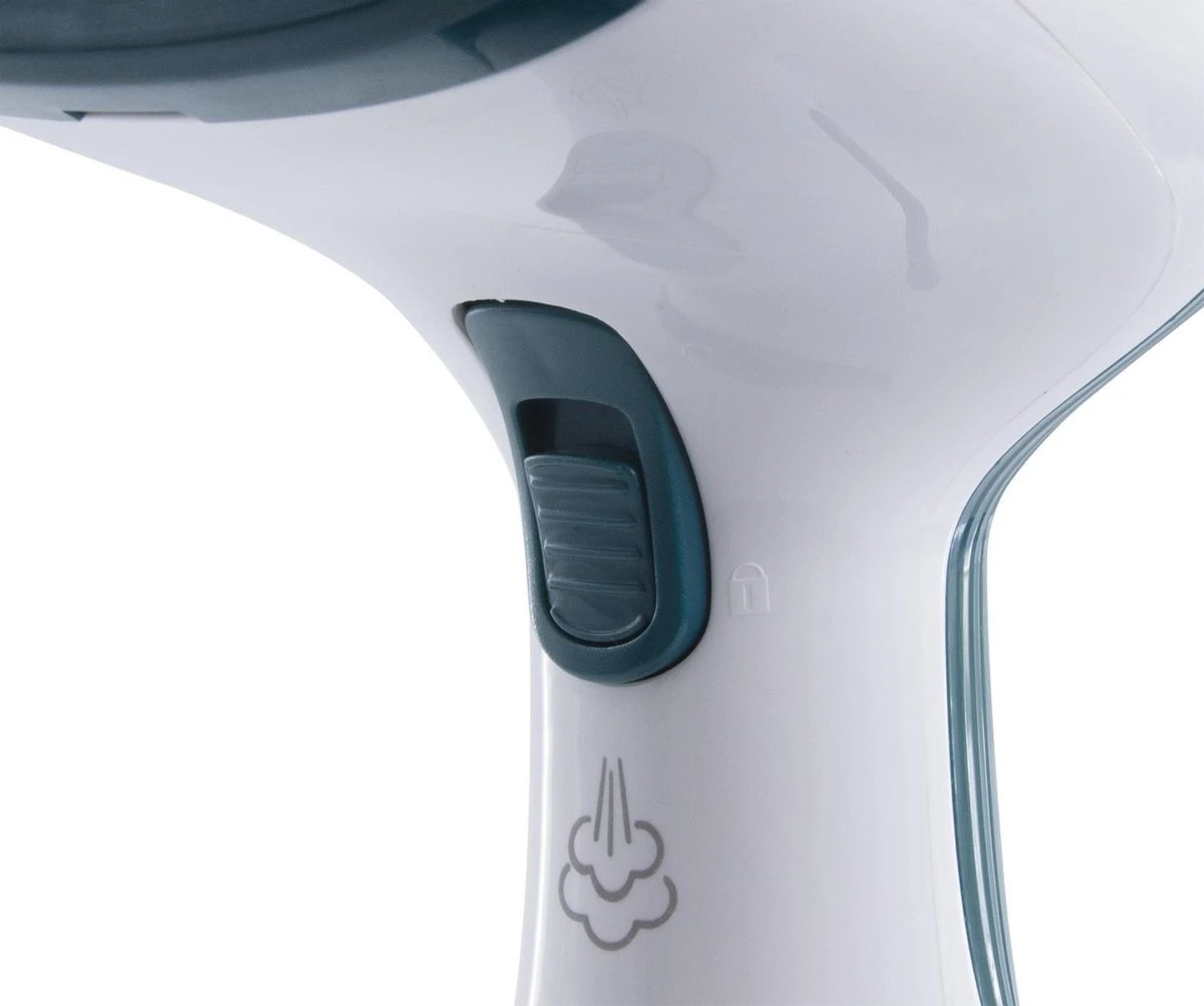 Tomado TSH1201W - Kledingstomer - 1200 Watt - RVS Zool - Wit/turquoise 14 Tomado TSH1201W - Kledingstomer - 1200 Watt - RVS Zool - Wit/turquoise - Afbeelding 12