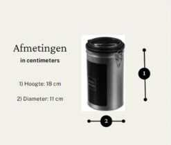 Préfère® Koffiebonen Bewaarbus 1,6L - Koffiepads Bewaarbus - Koffieblikbewaarblik - Zilver/Zwart 7 Préfère® Koffiebonen Bewaarbus 1,6L - Koffiepads Bewaarbus - Koffieblikbewaarblik - Zilver/Zwart -Huishoudelijke Artikelen Winkel 1200x1020 1