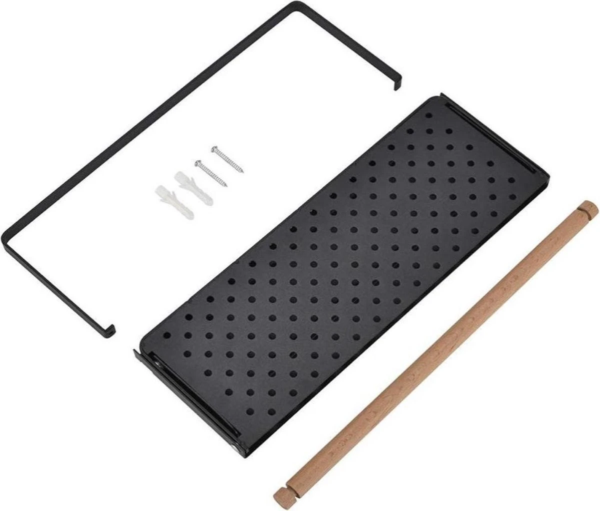 Merkloos Kruidenrek Zwart - Multifunctioneel Ophangbaar Keukenrek - Keukenrolhouder Zwart - Multifunctioneel Kruidenrek - Magnetisch Kruidenrek - Keuken Organizer - Koelkast Rek 7 Merkloos Kruidenrek Zwart - Multifunctioneel Ophangbaar Keukenrek - Keukenrolhouder Zwart - Multifunctioneel Kruidenrek - Magnetisch Kruidenrek - Keuken Organizer - Koelkast Rek - Afbeelding 5