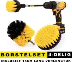 Professionele 4 Delige Borstelset Voor De Boormachine Incl. Verlengstuk, Deze Schoonmaak Schuurborstel Elektrisch Opzetborstel Schrobborstel Set Is Geschikt Als Schrobber Voor Badkamer, Auto, Keuken En Tuin 15 Professionele 4 Delige Borstelset Voor De Boormachine Incl. Verlengstuk, Deze Schoonmaak Schuurborstel Elektrisch Opzetborstel Schrobborstel Set Is Geschikt Als Schrobber Voor Badkamer, Auto, Keuken En Tuin -Huishoudelijke Artikelen Winkel 1200x1034 4
