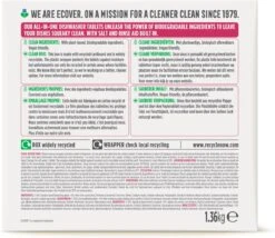 Ecover - Vaatwastabletten All In One - 68 Tabs -Huishoudelijke Artikelen Winkel 1200x1038