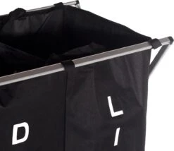 Wassorteerder - Wasmand Met 2 Vakken - Opvouwbaar - Zwart - Goets 7 Wassorteerder - Wasmand Met 2 Vakken - Opvouwbaar - Zwart - Goets -Huishoudelijke Artikelen Winkel 1200x1040 2