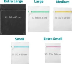 BOTC Waszakken - Wasnetten - Set Van 5 - Bescherm Je Wasgoed En Wasmachine - Transparant -Huishoudelijke Artikelen Winkel 1200x1060 2