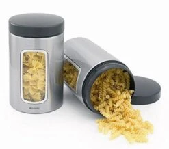 Brabantia Voorraadbus - 1,4 L - Matt Steel Fingerprint Proof / Matt Black Deksel - Met Venster 21 Brabantia Voorraadbus - 1,4 L - Matt Steel Fingerprint Proof / Matt Black Deksel - Met Venster -Huishoudelijke Artikelen Winkel 1200x1060 3