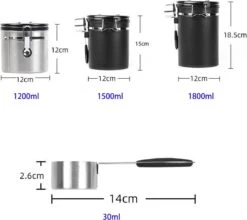 Koffiebonen Opbergbus- Koffiebonen Bewaren - Nieuw Voedsel Bewaren - Kitchen Merchandise - Vooraadbus - Bewaardozen - Kitchen Merchandise - 1.8L Vooraadpot - Voorraadpotten - Gebroken Wit Kleur - Opslagtank Voor Gedroogd Fruit- Opslag Van Koffiebonen 15 Koffiebonen Opbergbus- Koffiebonen Bewaren - Nieuw Voedsel Bewaren - Kitchen Merchandise - Vooraadbus - Bewaardozen - Kitchen Merchandise - 1.8L Vooraadpot - Voorraadpotten - Gebroken Wit Kleur - Opslagtank Voor Gedroogd Fruit- Opslag Van Koffiebonen -Huishoudelijke Artikelen Winkel 1200x1071 1